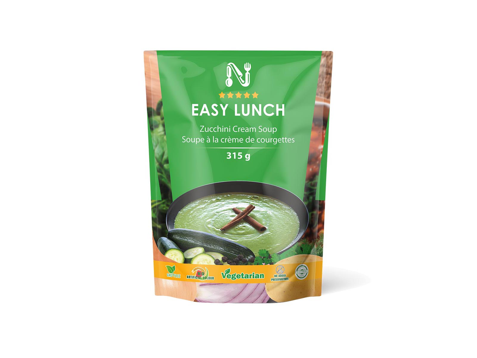 Easy Lunch Zuccini Cream Soup