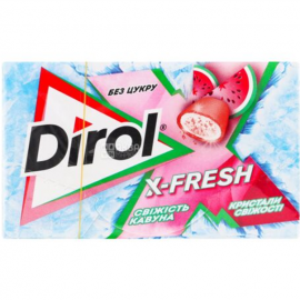 Dirol X Fresh Watermelon Chewing Gum/12x16g