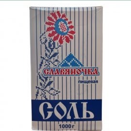 Table salt non-iodized (Slavyanochka)