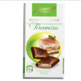CHOCOLATE BRICKS "BARAMBO EXPORT"  milk chocolate with tiramisu mousse/10x110g