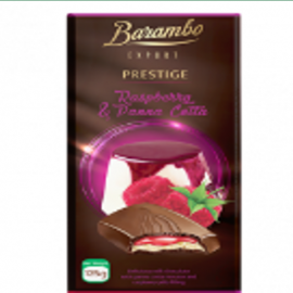 CHOCOLATE BRICKS "BARAMBO EXPORT PRESTIGE "raspberry panacotta/10x110g