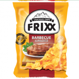 Potato chips, Frixx, BBQ/24x120g