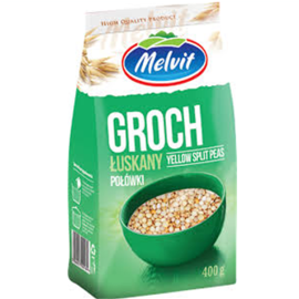 Melvit Yellow Split Peas/12x400g