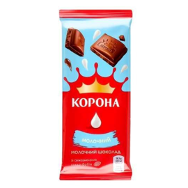 Korona Chocolate Bar Milk/25x85g