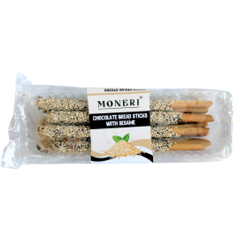 Moneri Bread Sticks Cbocolate & Sesame/15x150g