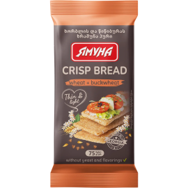 Yamuna Crispbreads Wheat & Buckwheat/20x75g
