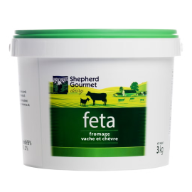 Shepherd Gourmet Dairy Cow and Goat Feta 3 kg Item 1025511