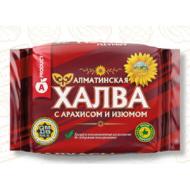 Almaty Product Halva with Peanuts & Raisins/48x275g