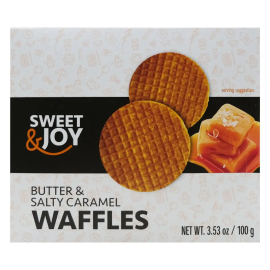 Sweet&Joy Waffles Butter & Caramel/14x100g