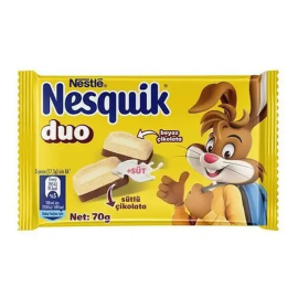 Nestle Nesquik Duo chocolate bar/6x70g
